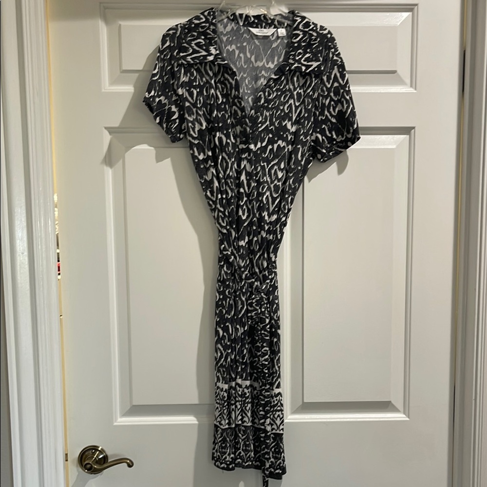 Short Sleeve Midi Dress